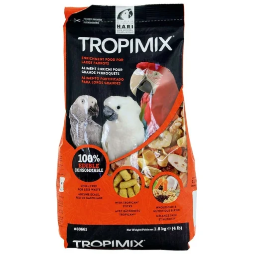 large parrot enrichment food